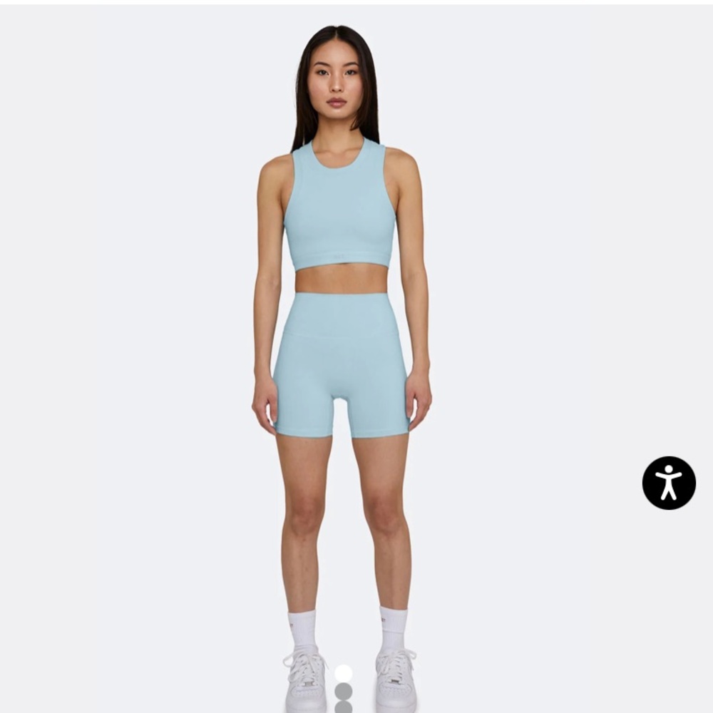 set active Malibu bike short and sports bra set